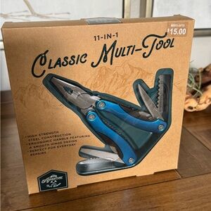 11-in-1 Classic Multi-Tool with Blue Handles